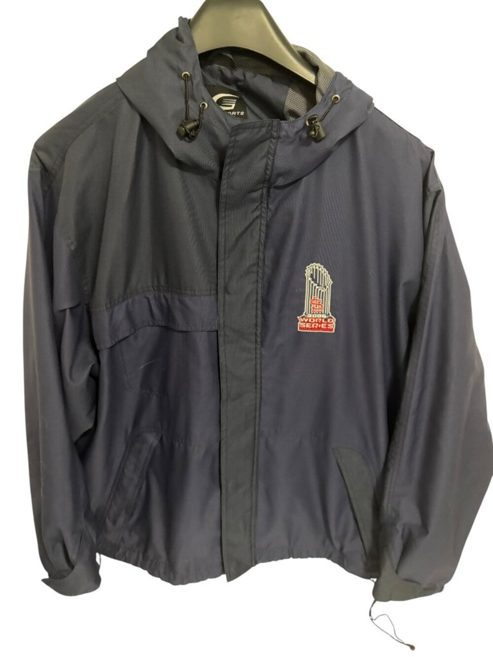 St. Louis Cardinals 2006 World Series Navy Blue 1/4 Zip Pullover XXL Full Zip